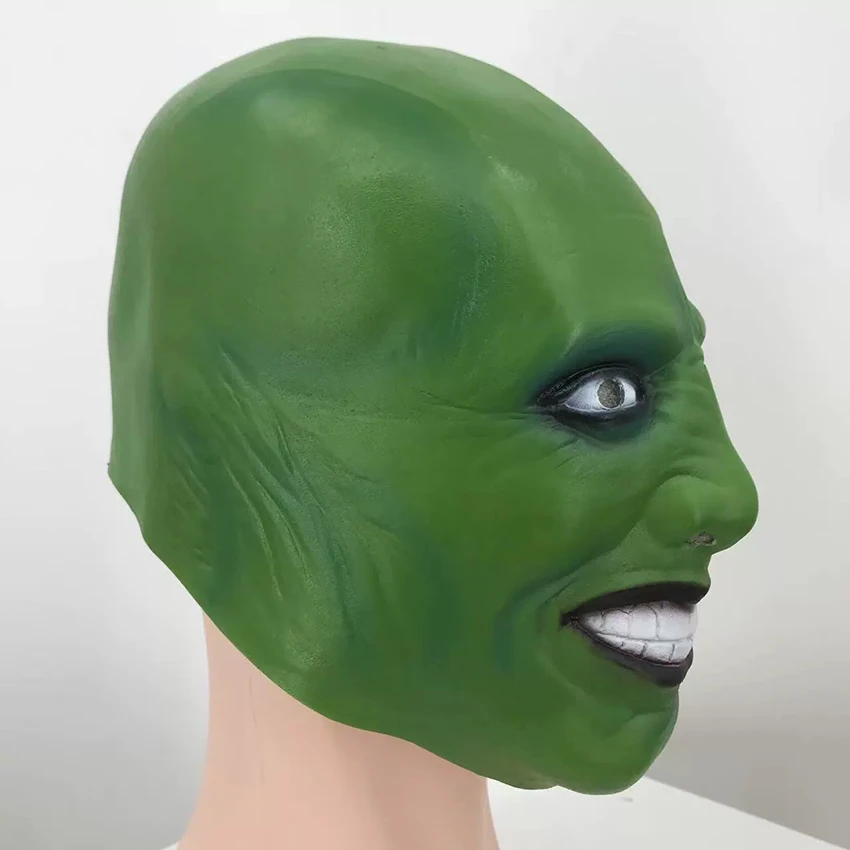 Sohn der Maske 2 Stanley Lpkiss Jim Carrey Clown Latex Halloween Lustige Gruselige Karnevalsparty Maskerade Festival Maske Requisiten