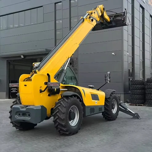 Customized 17.6m Off-road Telehandler 4WD Telescopic Handler For Building Material Handling