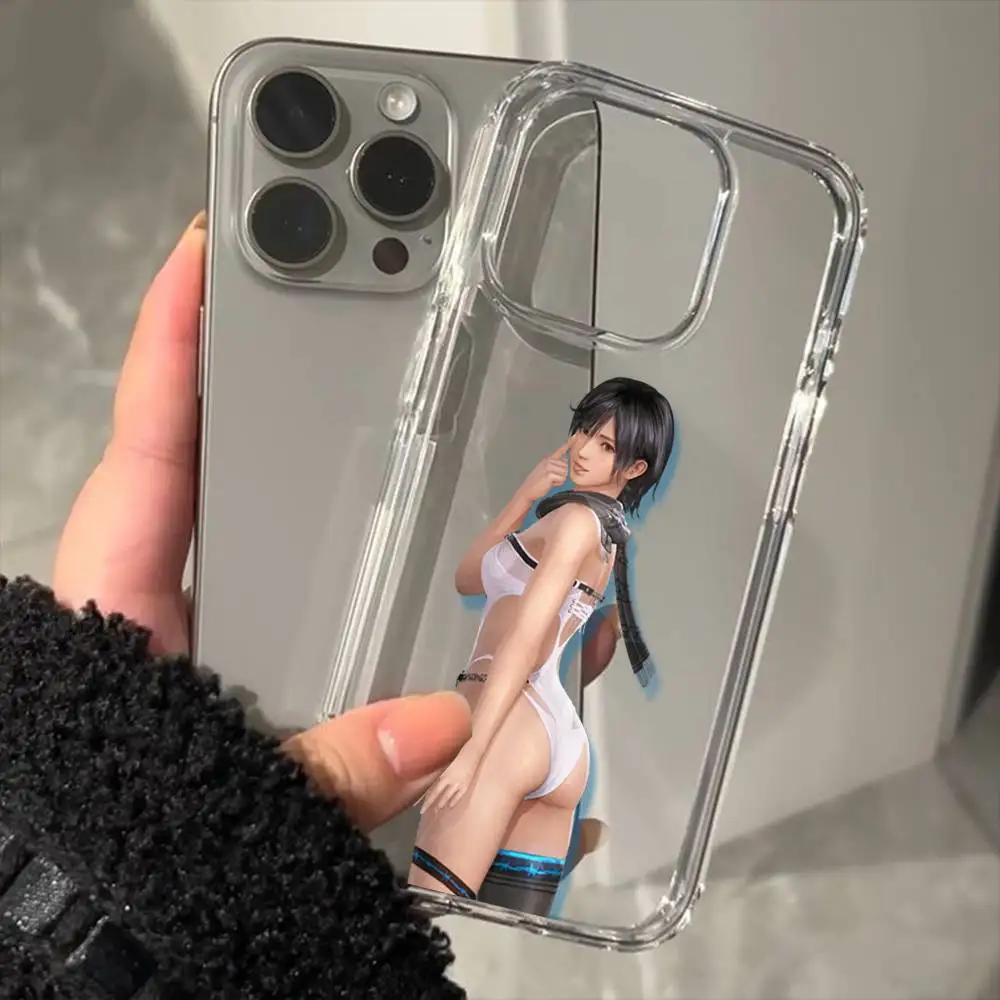 Coque de téléphone transparente de luxe Nagisa Dead Or Alive pour iPhone 17 16 15 Pro Max 14 13 12 11
