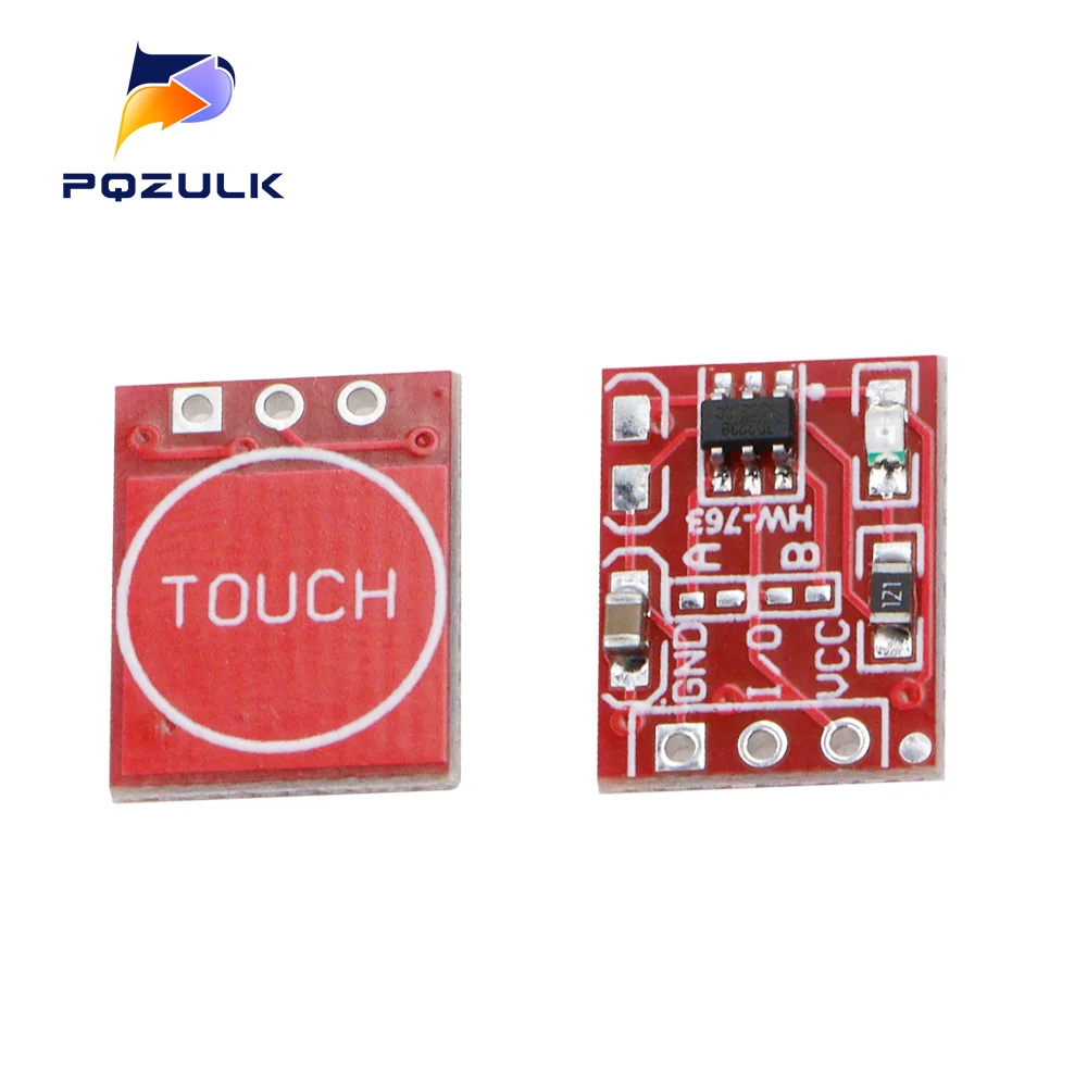 10PCS TTP223 Touch Button Module Self-Locking/No-Locking Capacitive Switch Single Channel Modifies Sensor