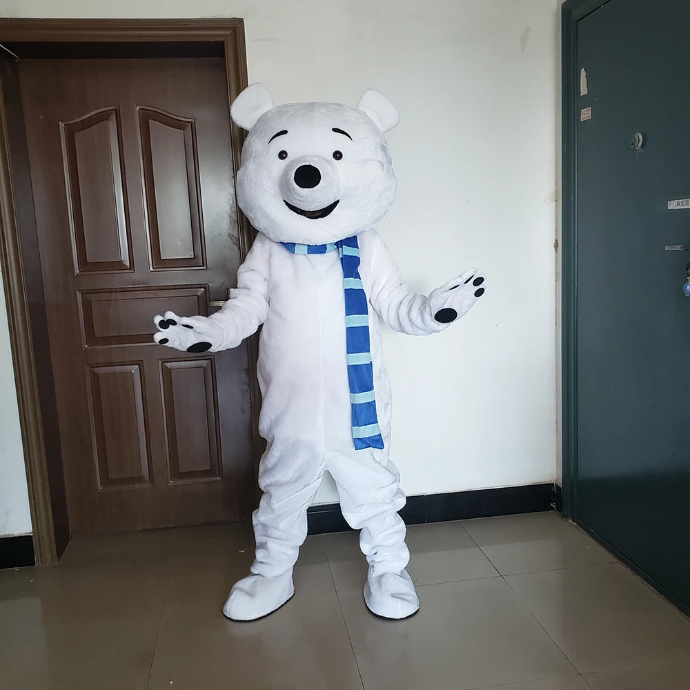 Teddy Bear Polar Bear Mascot Costume Halloween Christmas Birthday Party Animation Cosplay Costumes