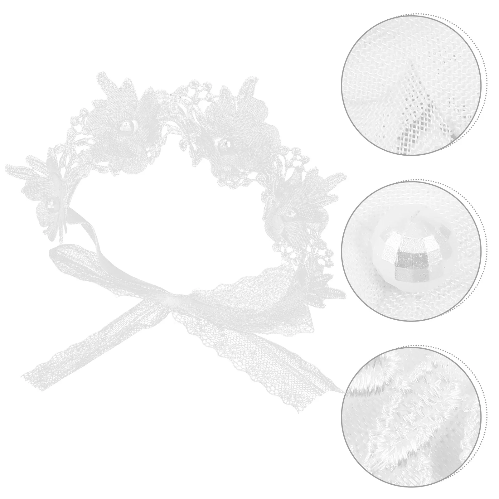 

Кружевная повязка на голову с цветком для маленьких девочек, мягкая, удобная, элегантная, для особых случаев, реквизит для фотосессии, аксессуары с цветочным принтом для младенцев