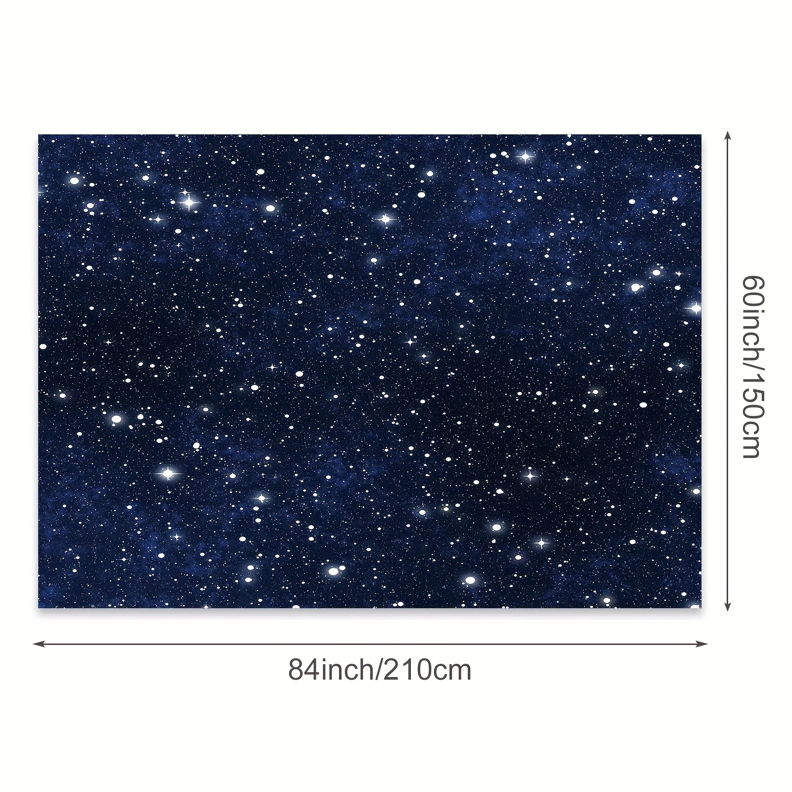 Starry Sky Background Universe Galaxy Theme Stars Deep Blue Universe Photography Background