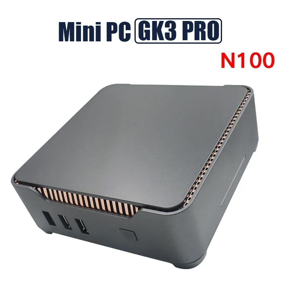 GK3V GK3 Pro Alder Lake N100/N150 كمبيوتر صغير 8 جيجابايت 256 جيجابايت ويندوز 11 برو 16 جيجابايت 512 جيجابايت N3350 4 جيجابايت 64 جيجابايت WIFI5 BT4.2 كمبيوتر ألعاب سطح المكتب