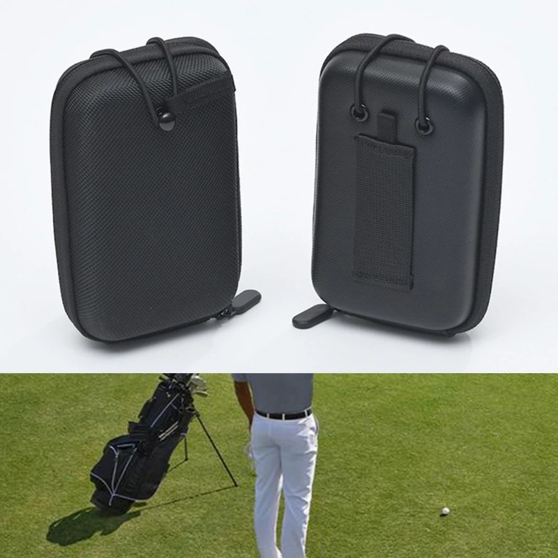 Golfing Rangefinder Holder Case with Carabiner Belt Clip Hard Storage Box Finder Carrying Bag for Women Men