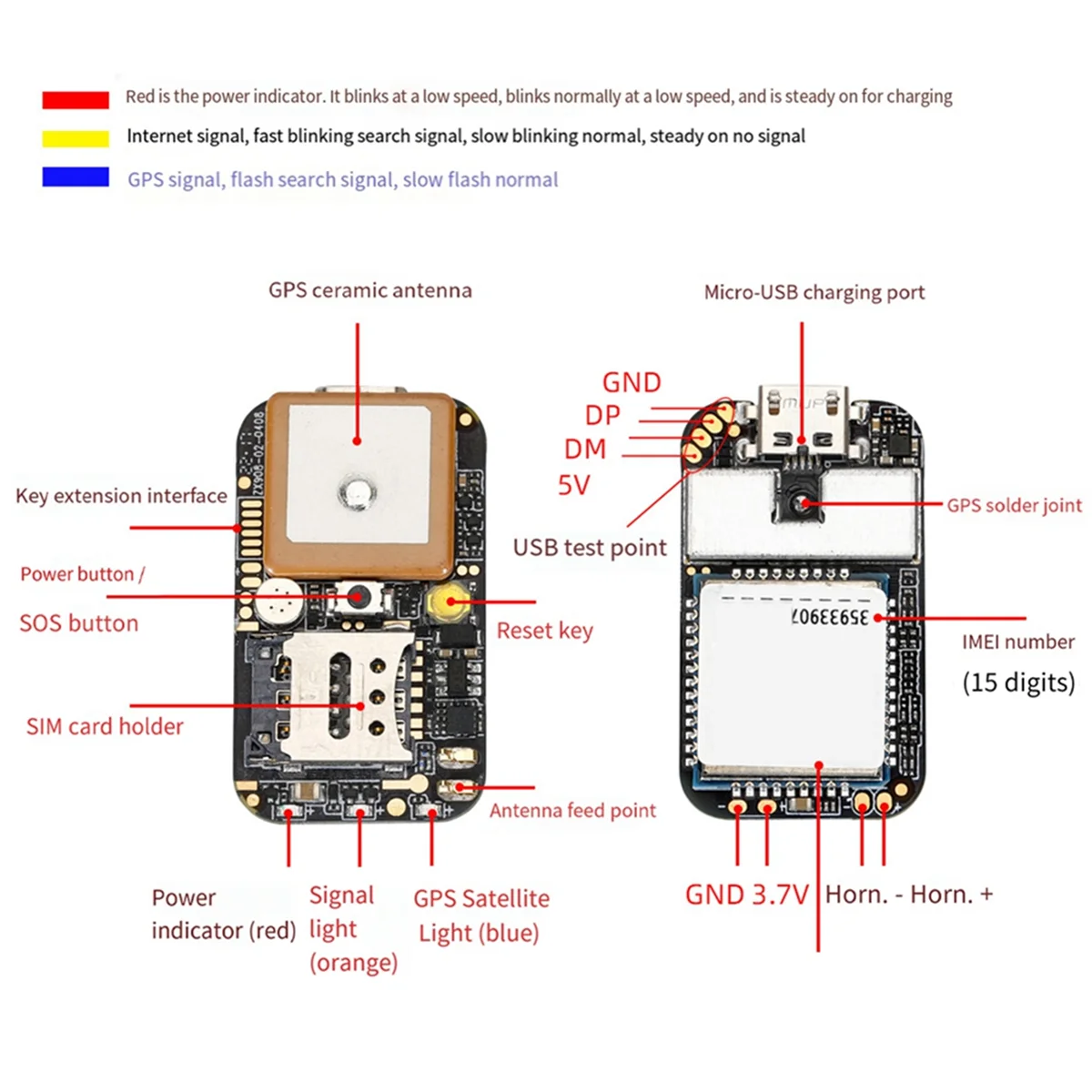 4G Mainboard GPS Locator Module Solution Chip Module WIFI Base Station Personal Pet Vehicle PCBA Positioning Solution