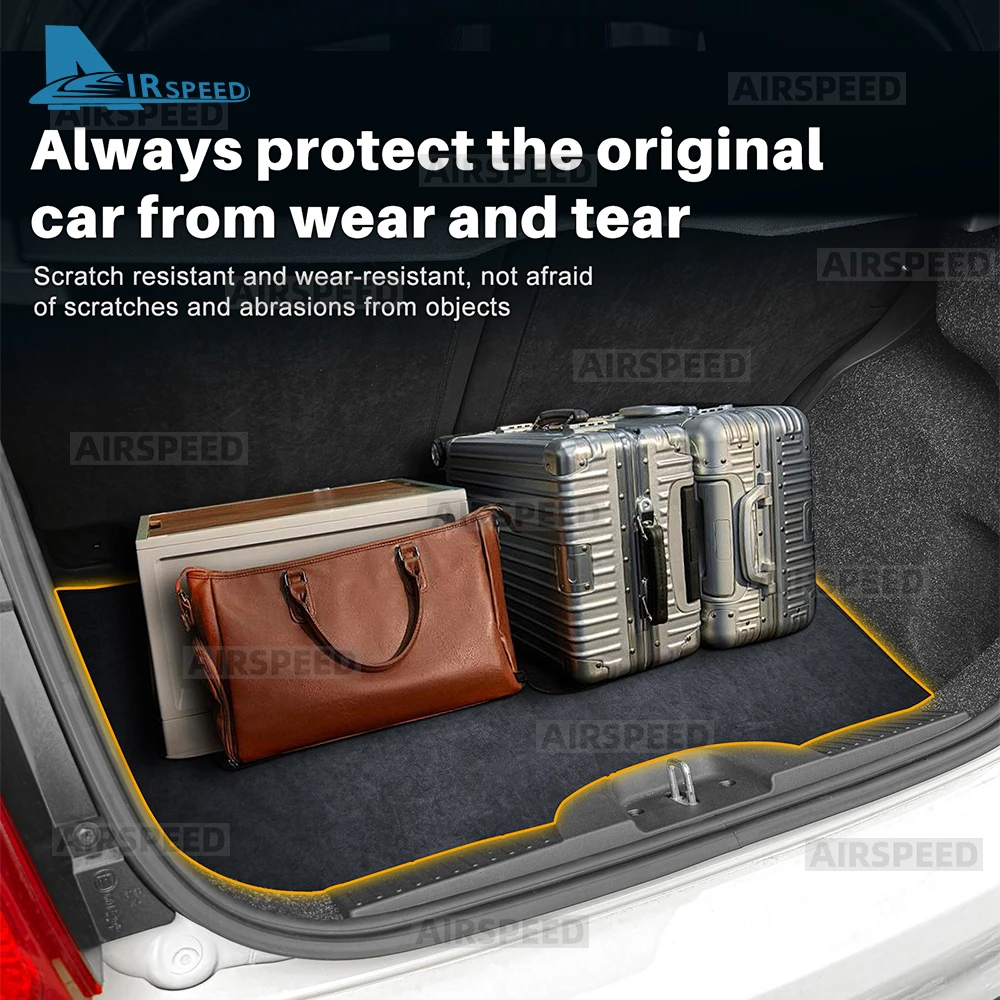 

Car Trunk Mat For Abarth 595 695 2012-2024 Fiat 500 2008-2024 Dustproof Waterproof Protect Mat LHD RHD Car Rear Pad Carpet