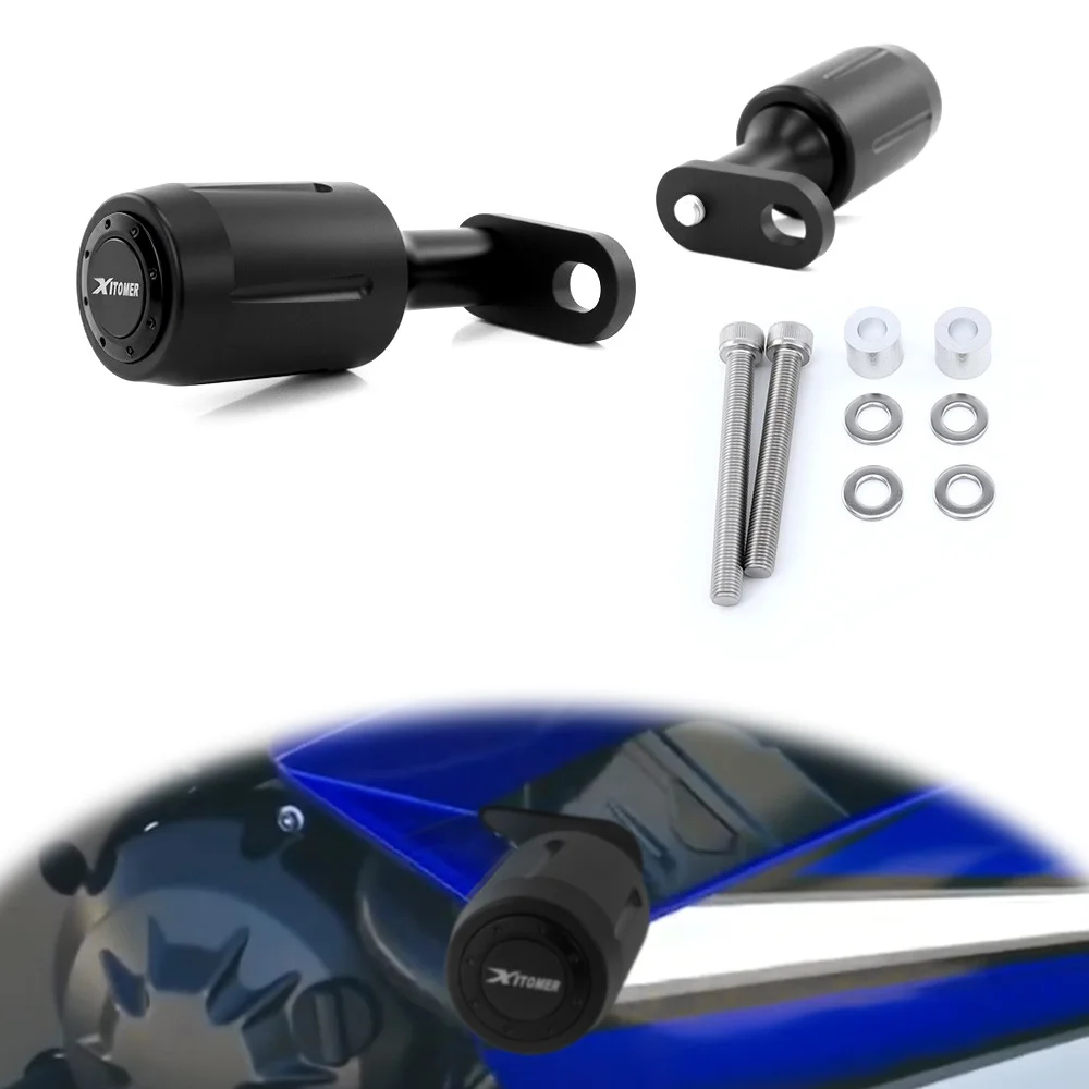 

Motorcycle Falling Protection Frame Slider Fairing Guard Crash Pad Protector YZF-R1 2007-2008 YZF R1 YZFR1 For Yamaha