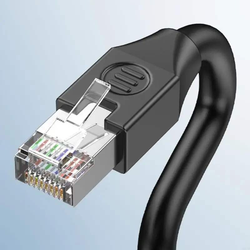 E1PF Cat5e Ethernet Networking Cable RJ45 Connectors Copper Highly Speed Networking Wire for Routers, PC, Laptop