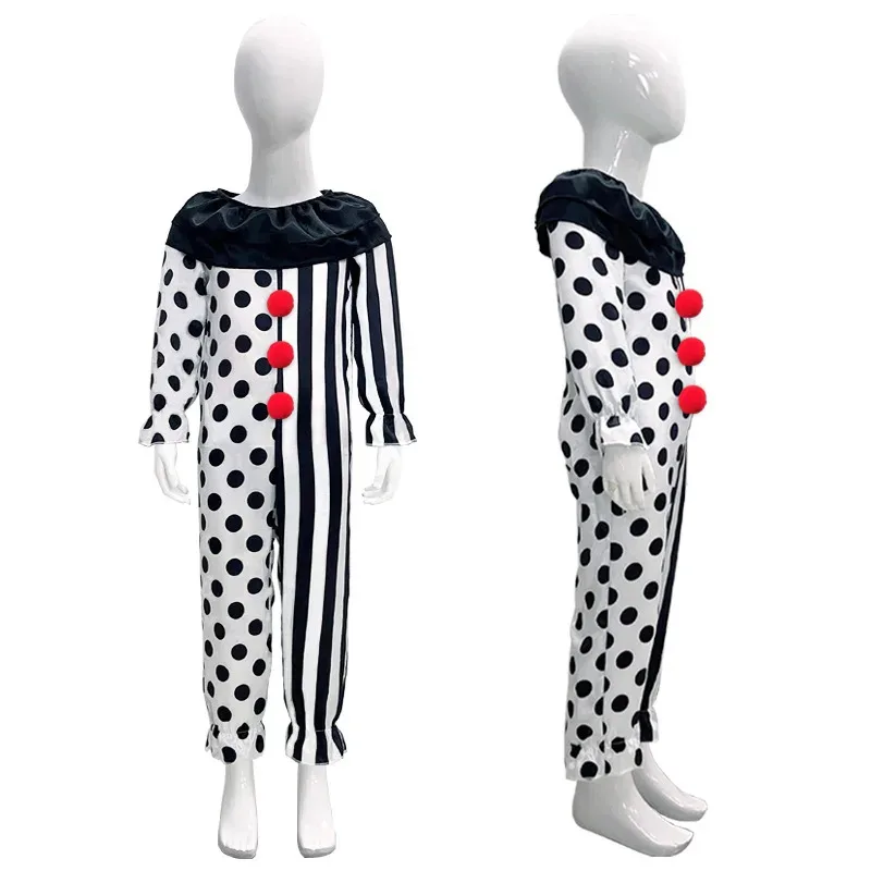 

♥ New 2025 Terrifier Girl Costume Dress Skeleton Kid Cosplay Scary Horror Bodysuit Jumpsuit Art The Clown Joker Hal ★ Bear House