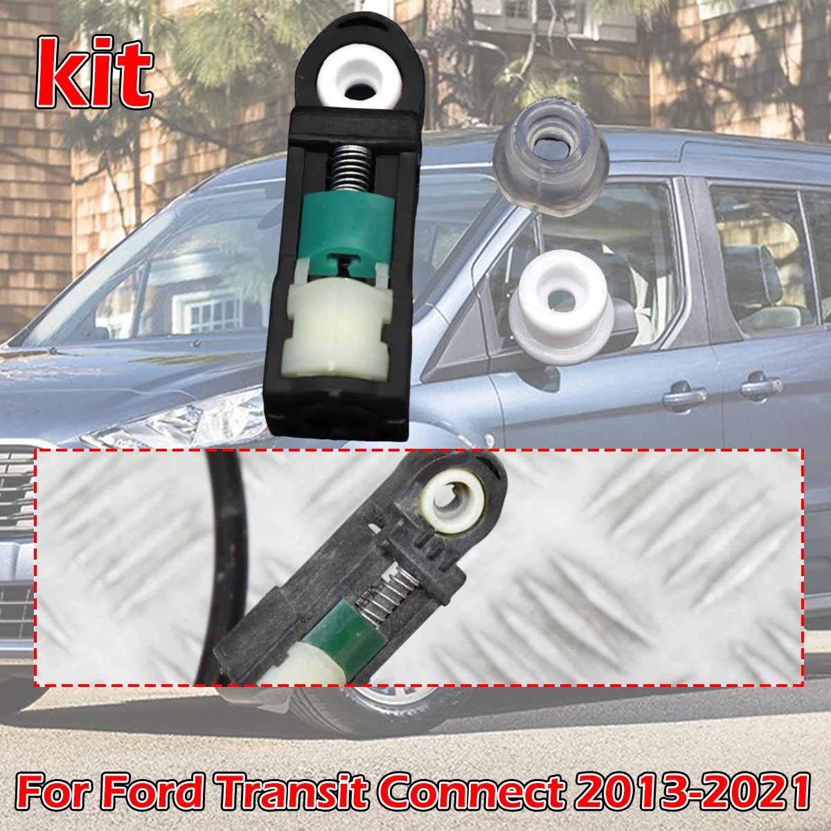 

3Pcs Shift Cable Bushing Connect kit Automatic Transmission Linkage Rod End Repair Grommet For Ford Transit Connect 2013-2021