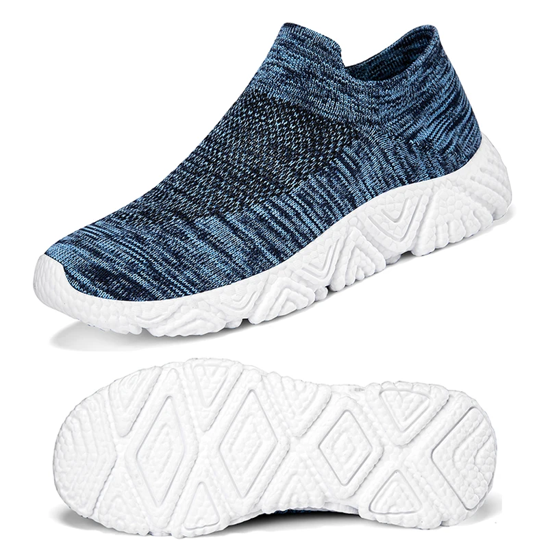 

Men's Casual Shoes Breathable Soft Running Shoes Ankle Boots Socks Shoes Mesh Sneakers Comfort Tennis Shoes Couple Sports Shoes