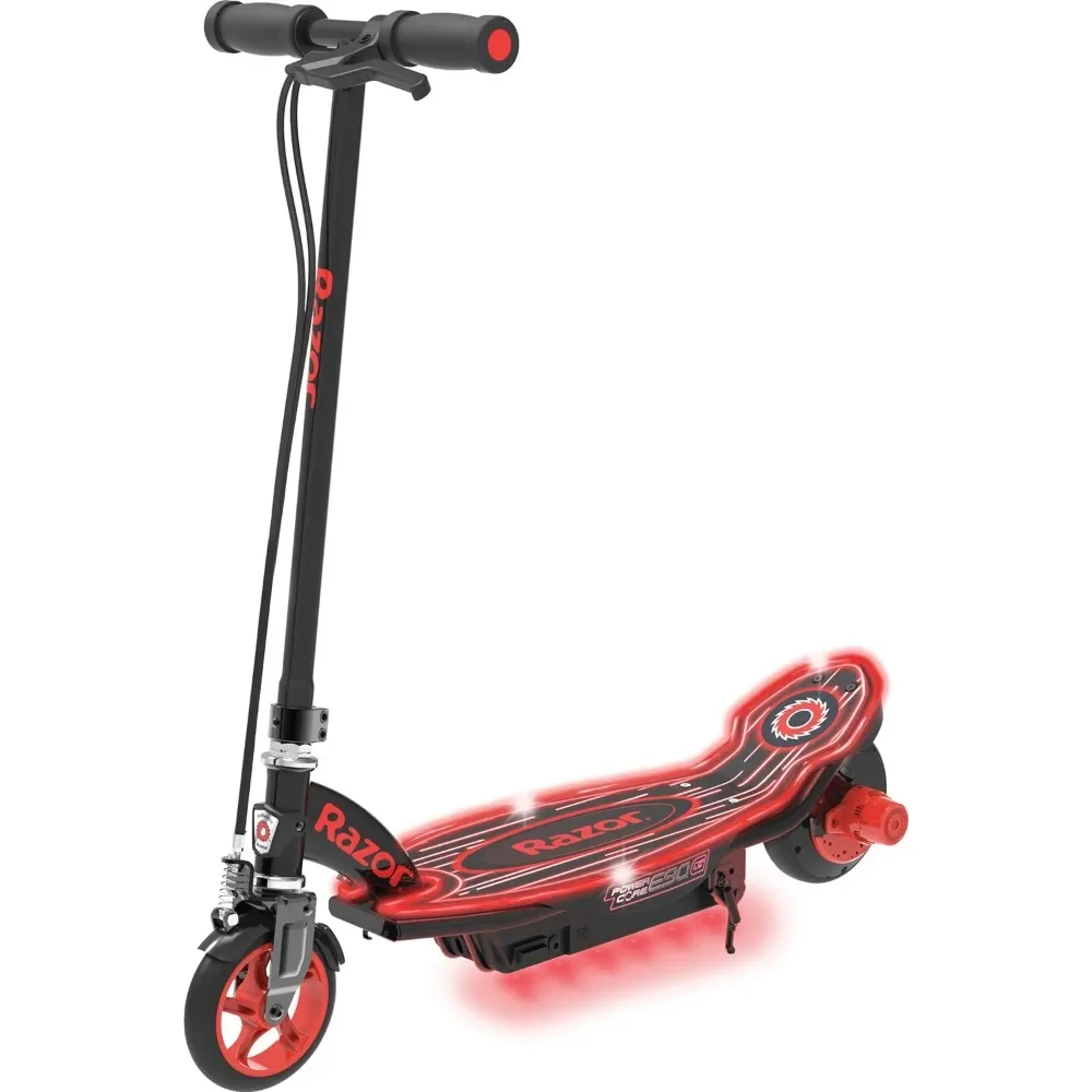 Patinete eléctrico con Motor de cubo, acelerador de botón pulsador, 90 vatios, sin mantenimiento, alto par, motor de cubo para niños, 8 +