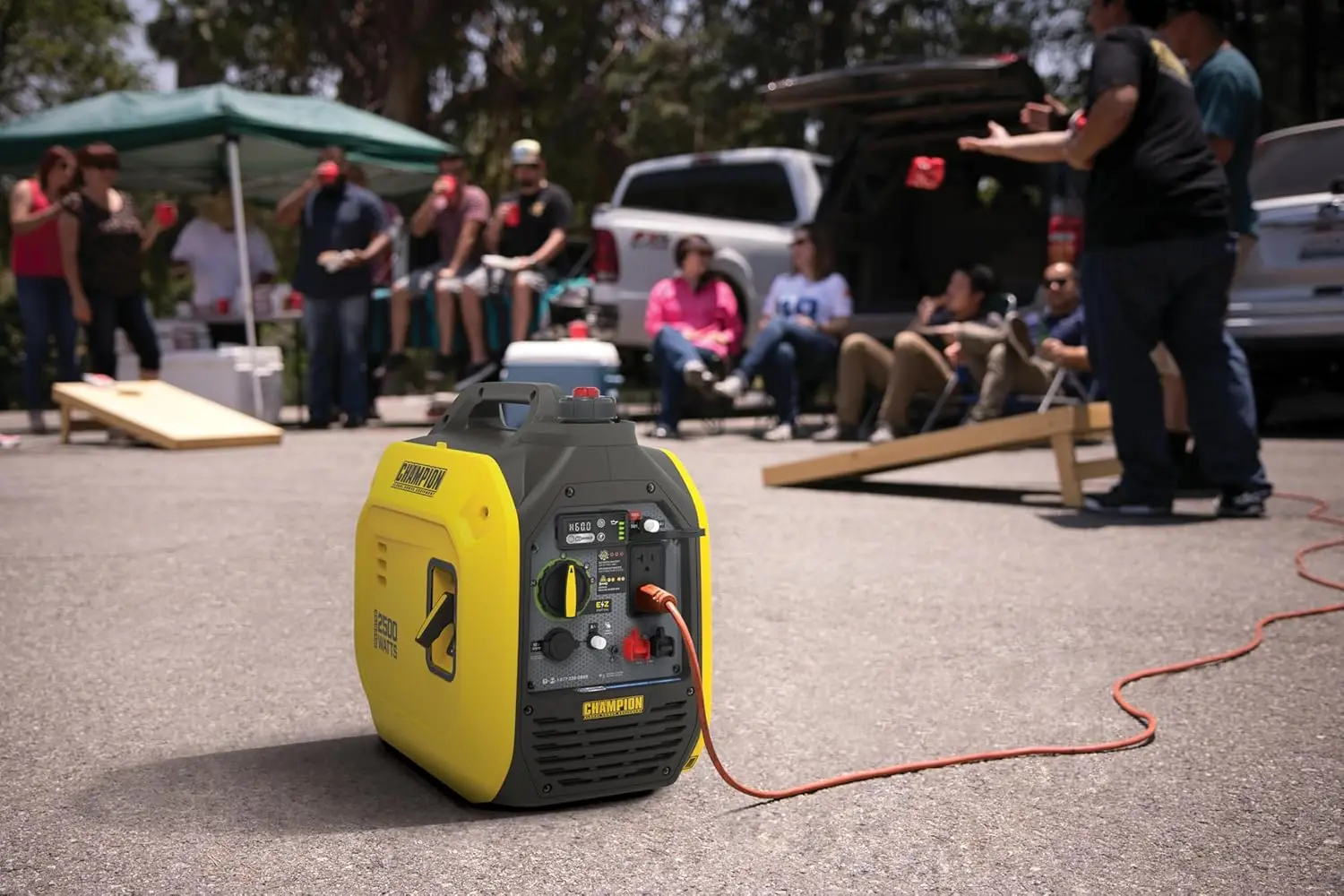 2500-Watt Ultralight Portable Inverter Generator with Quiet Technology and CO Shield