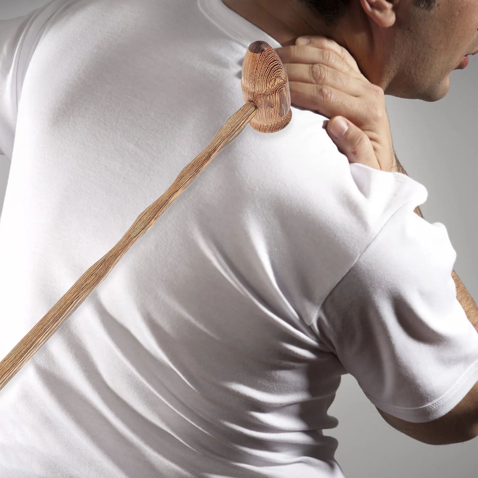 

Массажный молоток с куриными крыльями, деревянный массажер для спины, гладкая поверхность, инструмент для плеч для триггерных точек, терапевтический массаж, деревянная палочка