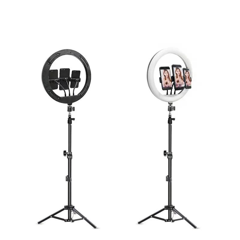 14 12inch Photo Studio lighting LED Ring Light Photography Large Lamp With Tripod Stand for Video Makeup TikTok Youtube Vlog