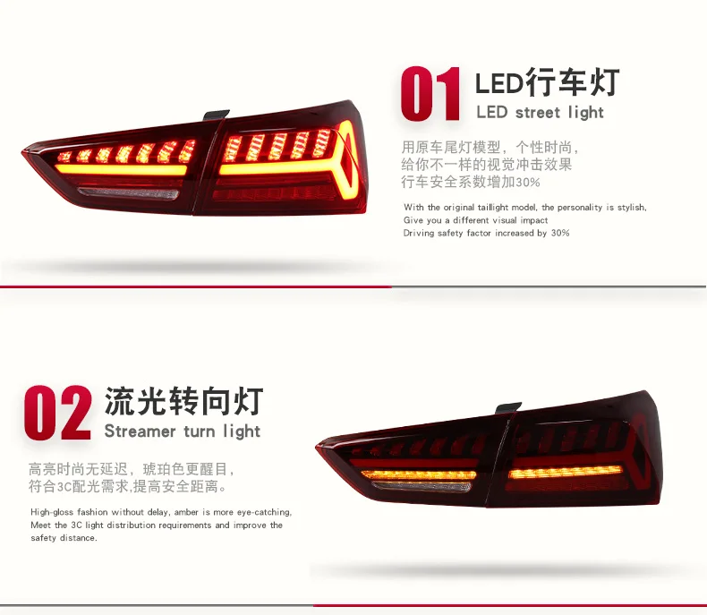 car bumper tail light for chevrolet Malibu XL taillight 2016~2018y car accessories LED DRL Taillamp for Malibu XL fog light