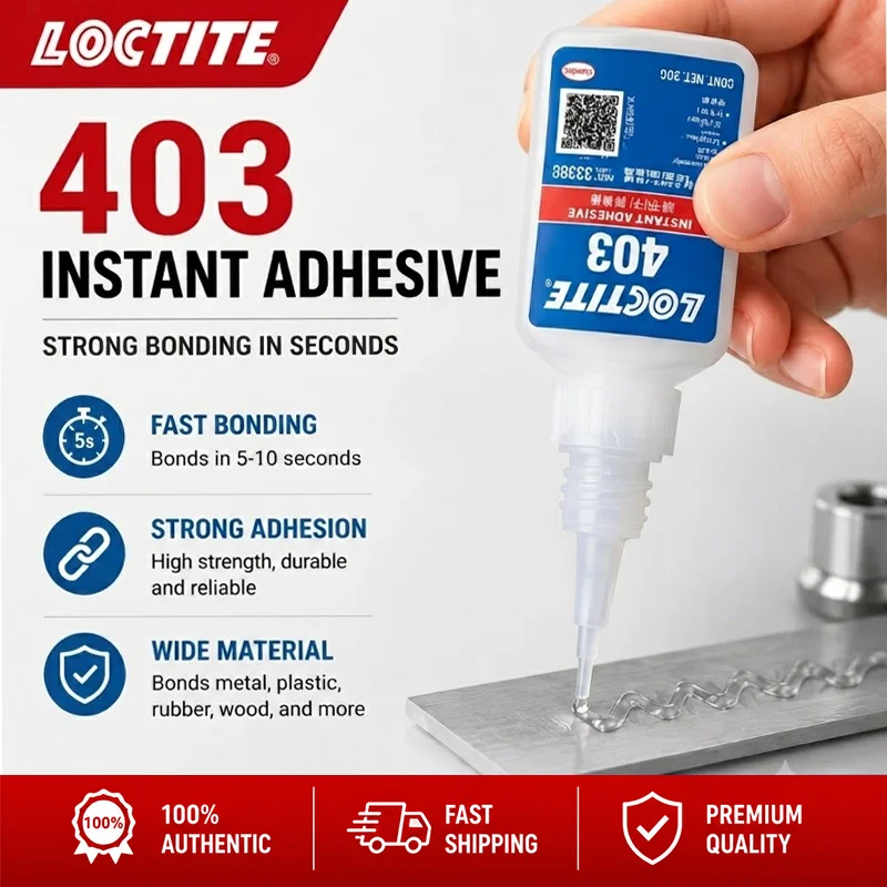 Loctite 403 Instant Adhesive Super Glue 20g Low Odor Low Bloom Cyanoacrylate Official Original