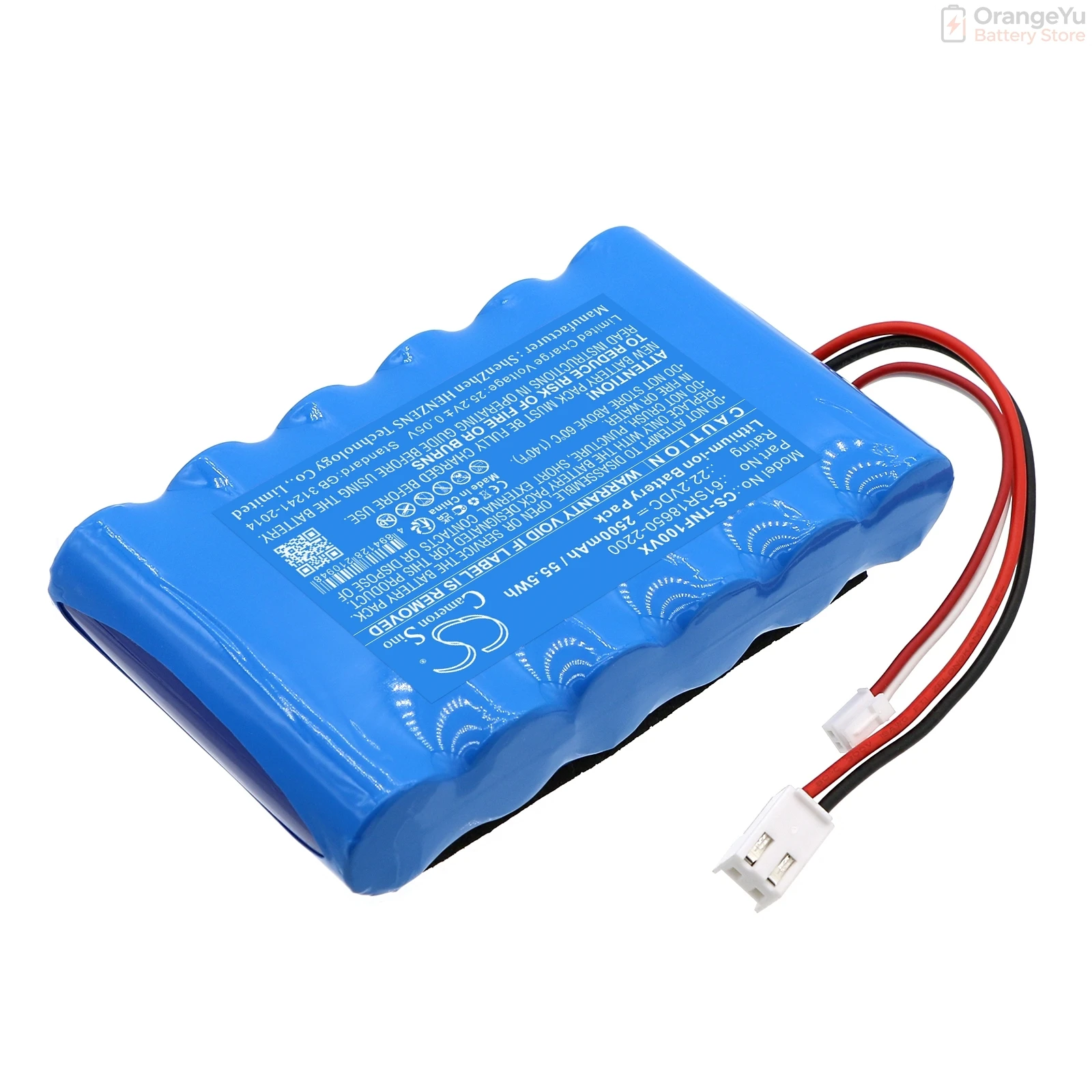 Replacement 22.2V 2500mAh Battery for Tineco FW15M-01 HF10E-01 FW020100US iFLOOR IPX4 iFloor Wet Dry Vacuum