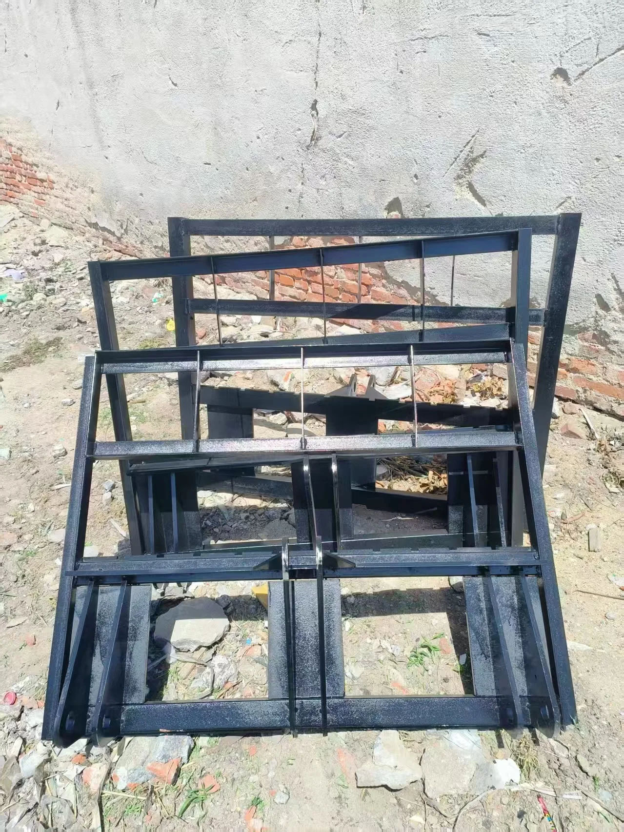 Small loader fork modification custom forklift cargo handling accessories