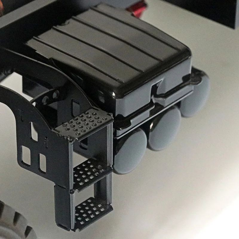 1:14e Schaal JDMODEL Plastic Simulatie Batterij Box gas Tank voor Tamiya RC Truck Benz 3363 1851 ACTROS AROCS JDM-158-I