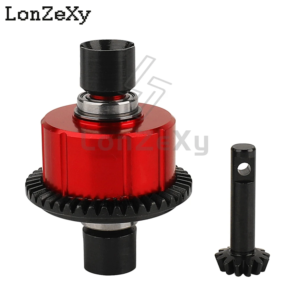 Metal 43T/11T Gears Differential Mechanism with Aluminum Alloy Cover For Losi LMT 1/8 RC Monster Truck Upgrades Parts