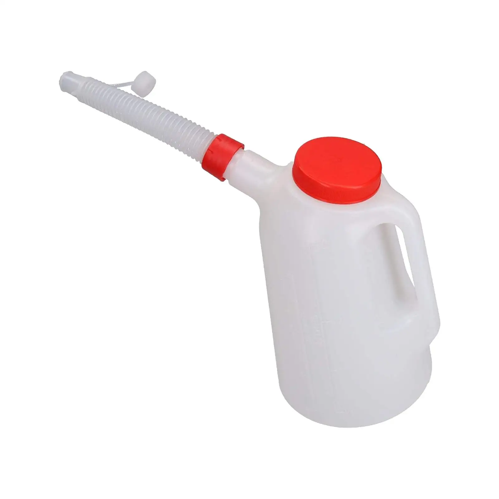 Oil Measuring Jug Oil Pot W/ Lid with Long Spout for Automotive Vehicle