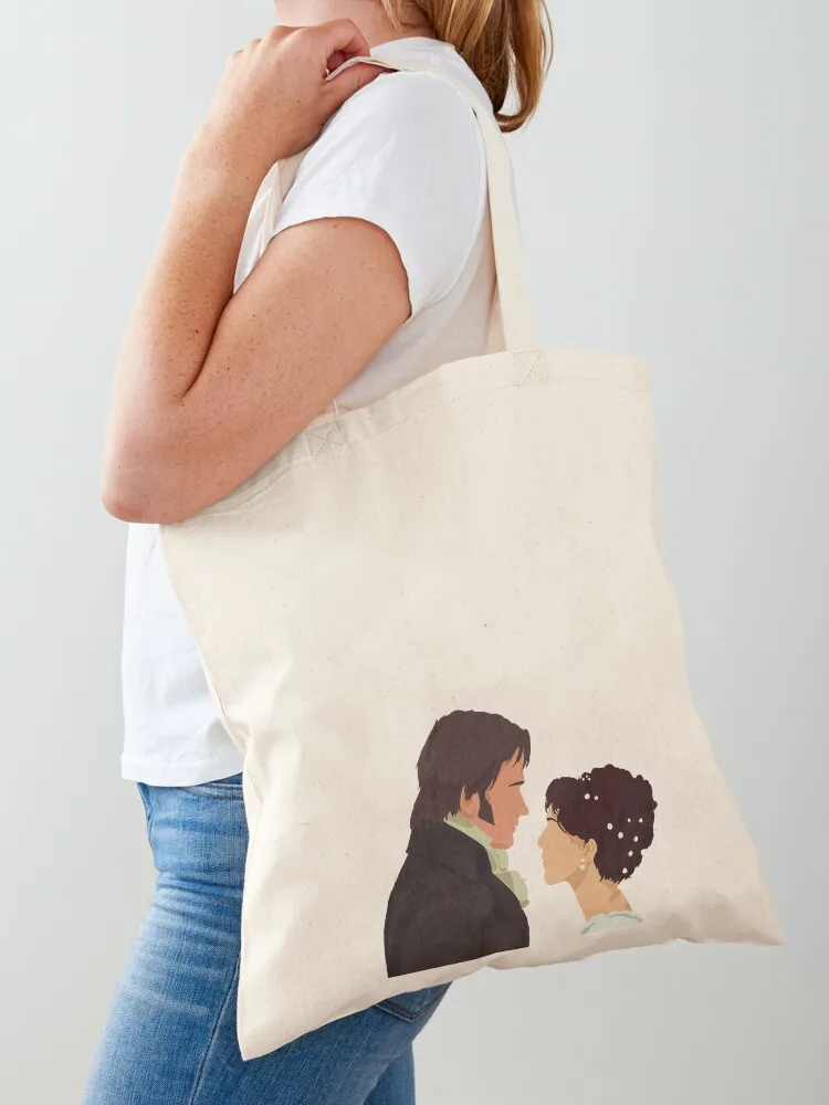 

Pride Prejudice Silhouette Tote Bag Canvas stote bag canvas tote Women's bags personalized tote