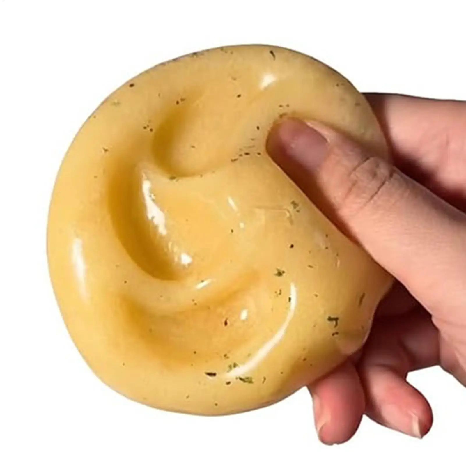 1PC Sensory Squeeze Toys Realistic Mashed Potato Fidget Ball Textured Crinkle Sound Stress Relief Squeeze Toy Stress Relief view 2