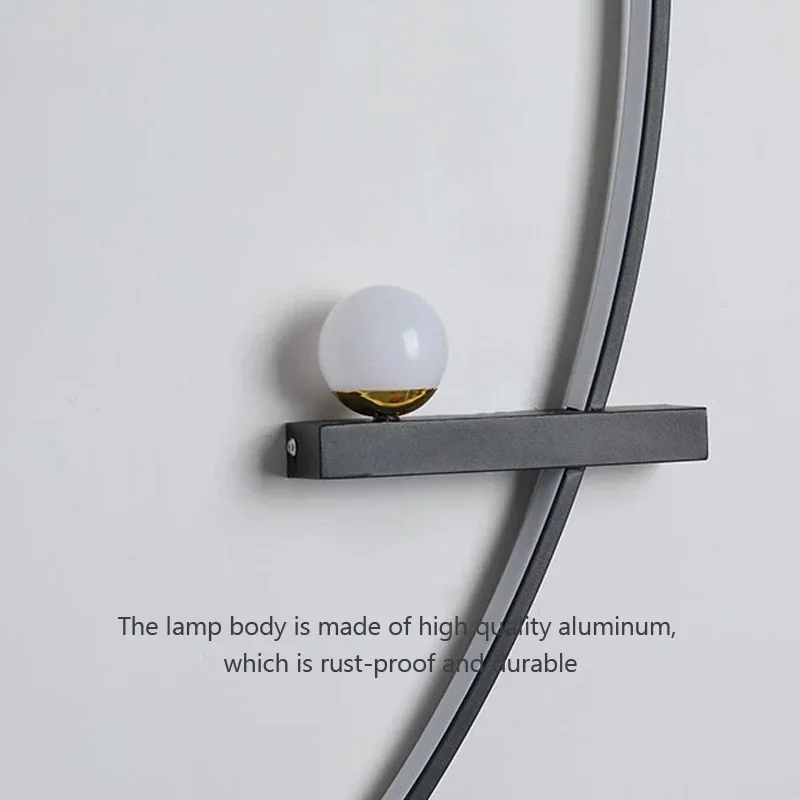 Modern LED Wall Lamp Minimalist Black Decorative Wall Sconce For Bedroom Bedside Study Home Indoor Lighting Interior Wall Lights