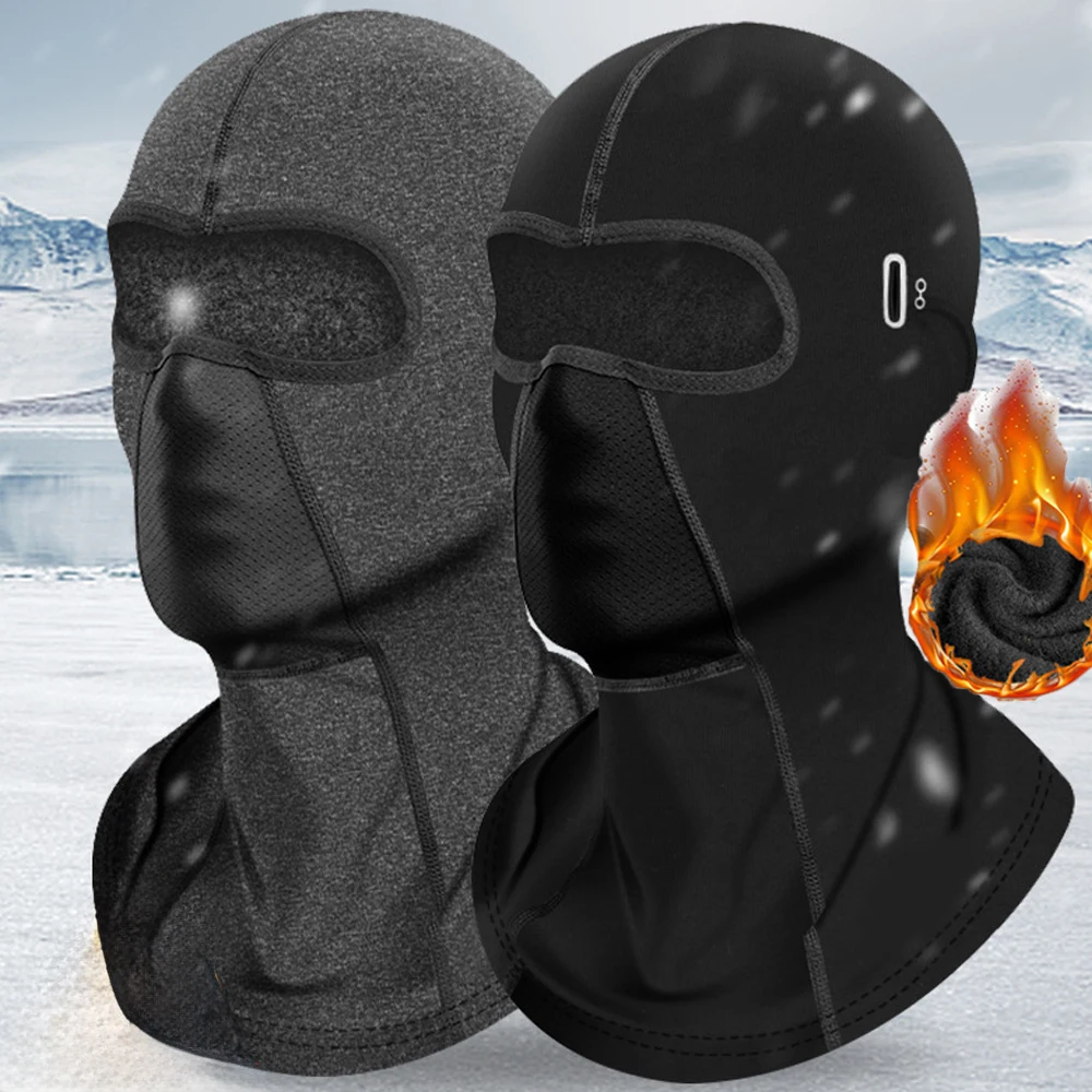 Cycling Motorcycle Riding Ski Face Mask Balaclava Unisex Breathable Warm Windproof Sports Face Mask Neck Protect Head Cover