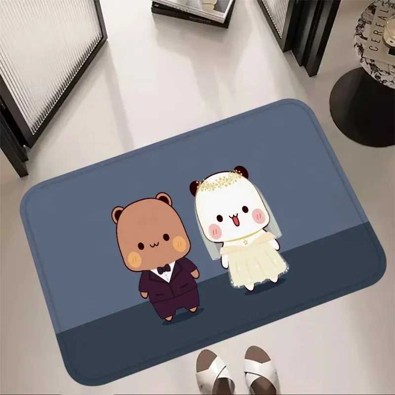 Floor Mat Bubu Dudu Bear Entrance Doormat Rug for Bed Room Mats Bathroom Carpet Carpets Home Custom Rugs Bath Foot Kitchen Door