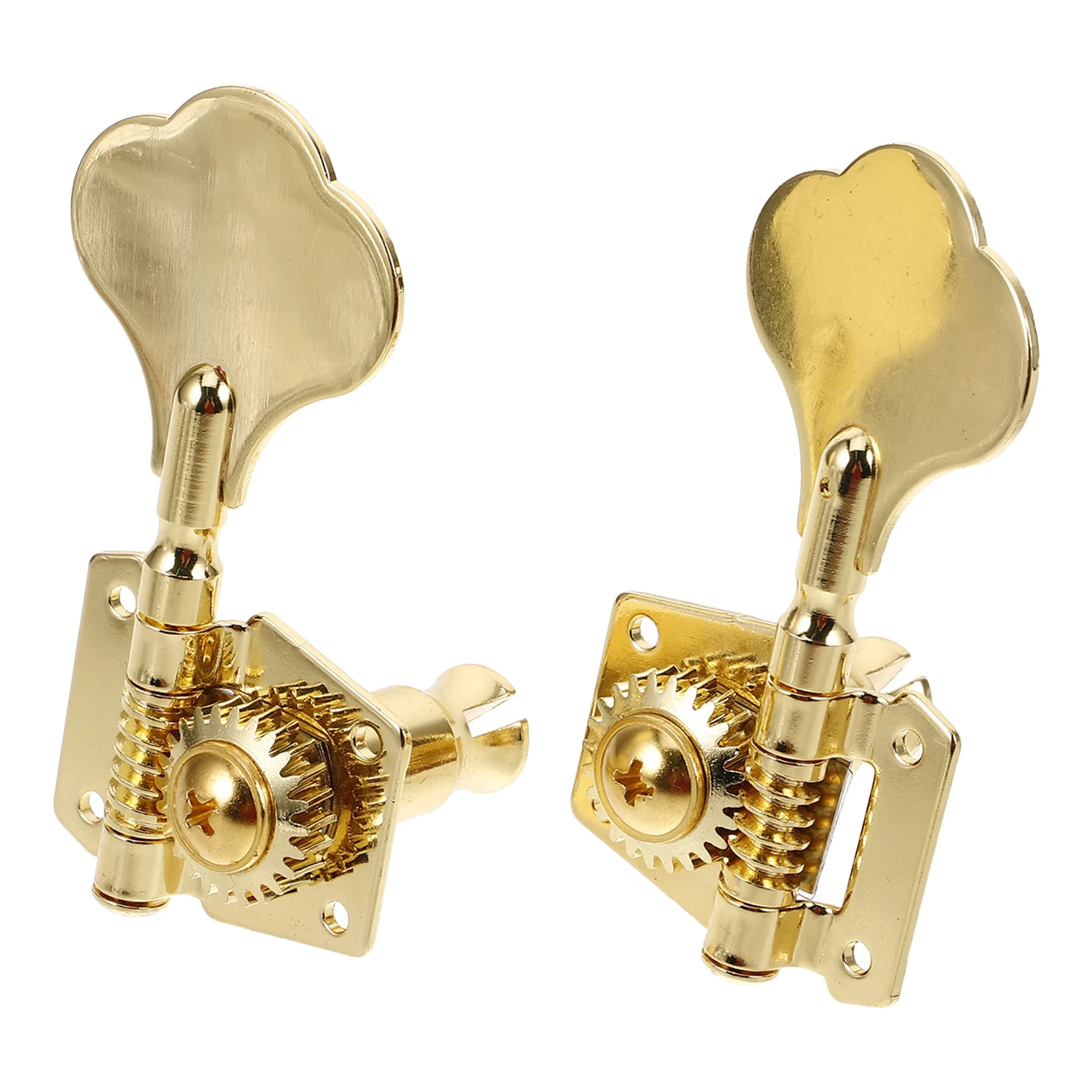 

2pcs Bass Head Peg Tuning Knob Zinc Alloy Machine Heads Guitar Parts Accessories String Tuning Stabilization