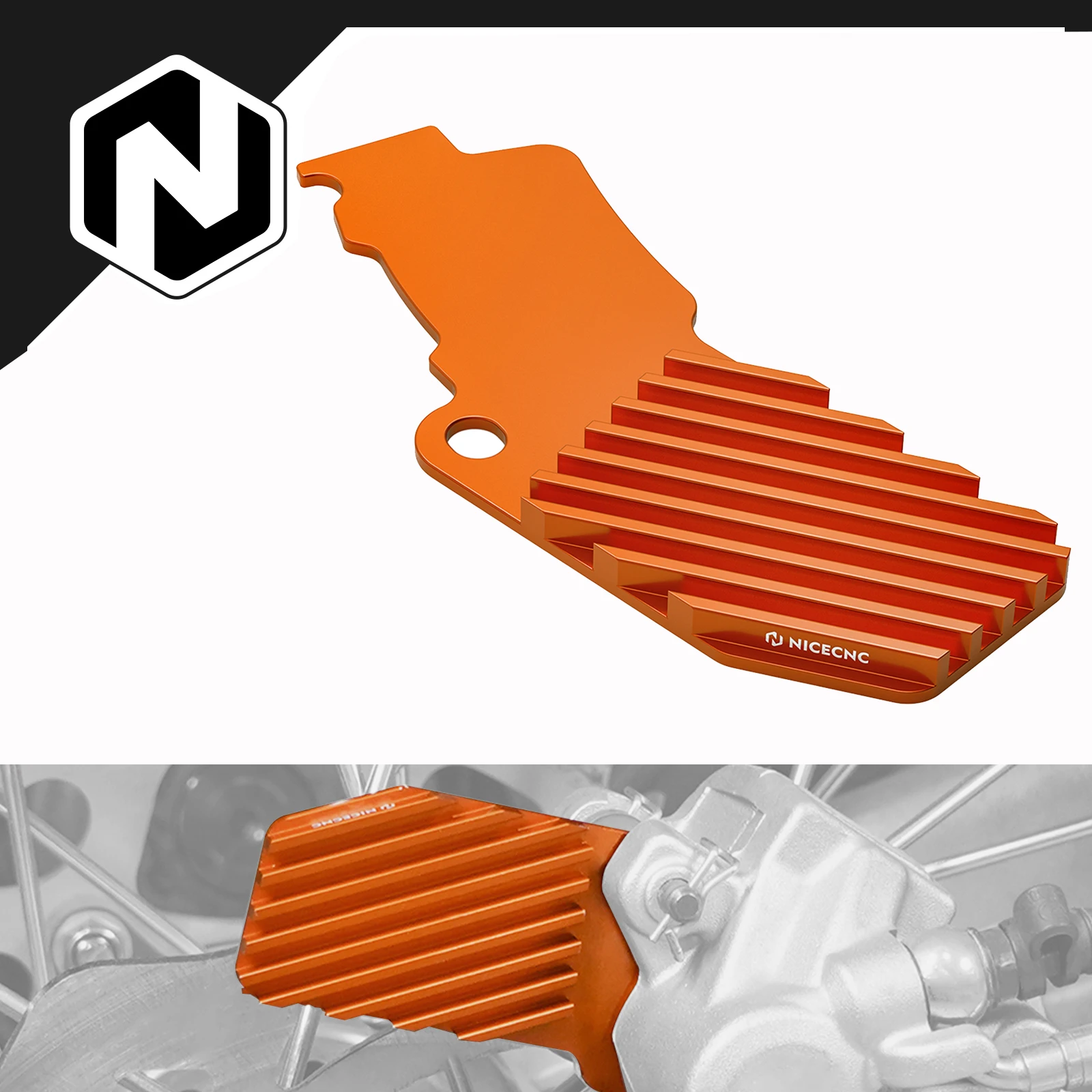 

NICECNC For KTM EXC 300 2008-2023 Rear Brake Heat Sink Caliper Cooler Protector EXCF 350 SX 125 SXF 450 XC300 XCF 250 XCWF 08-23