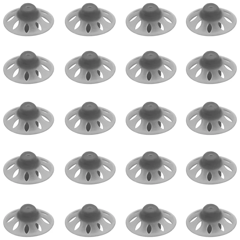 M18K-Hearing Aid Domes for Phonak Marvel & Paradise RIC BTE Models SDS 4.0 Large Open Dome 10mm 20 Pcs Pack,Large