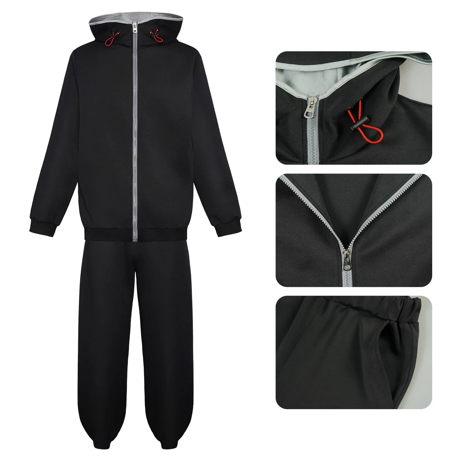 Disfraz de cosplay de Jujutsu Kaisen, con el personaje Hakari Kinji Itadori Yuji, uniforme elegante, ideal para Halloween, carnavales y fiestas de disfraces.