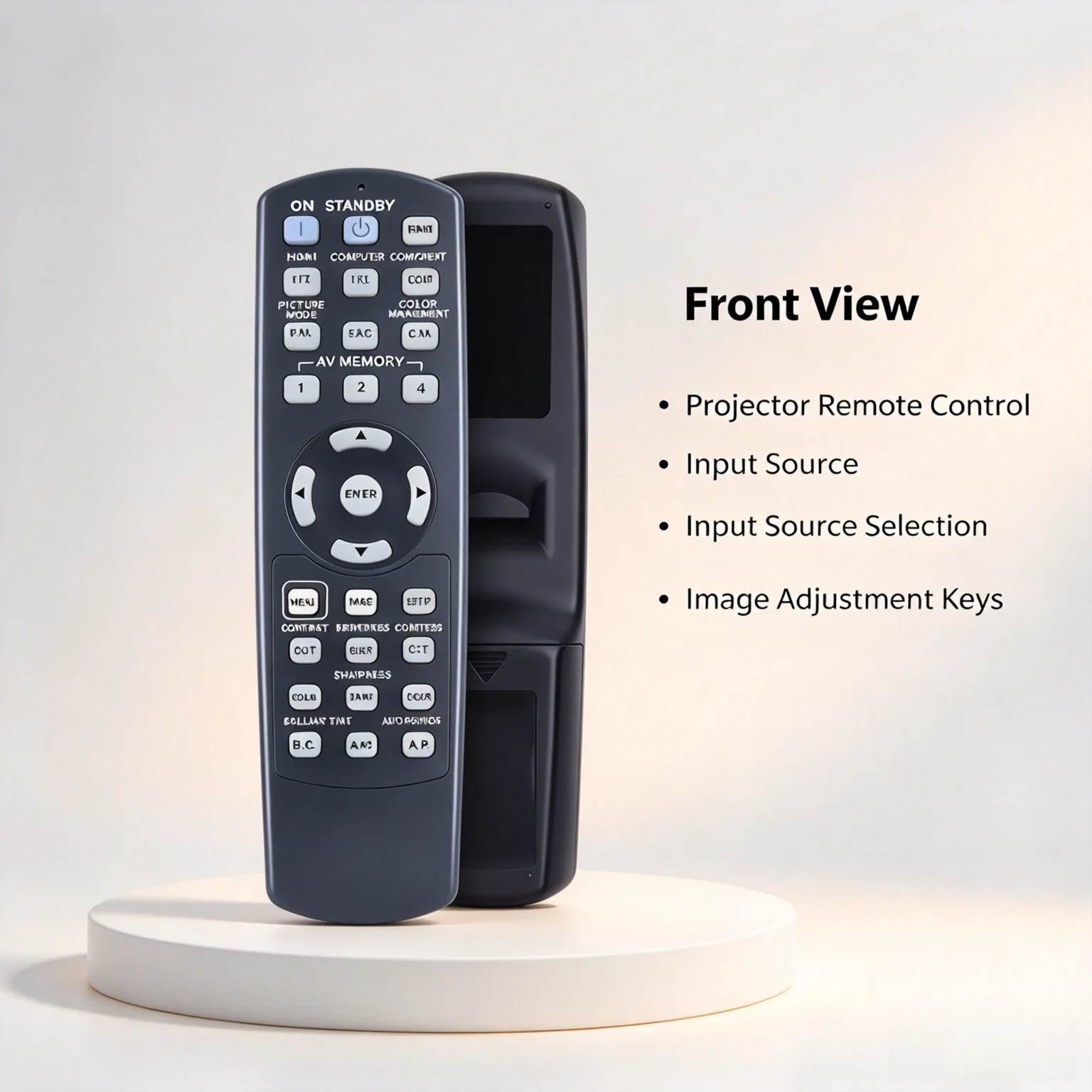 Replacement Remote Control for Mitsubishi Projector HC3700 HC3800 HC4900 HC6800 GX540, No Programming Required