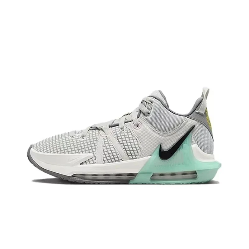 

Nike LeBron Witness 7 EP James Man's Basketball Shoes Low Top Wear Resistant Non-slip Grayish Green Sneakers DM1122-006