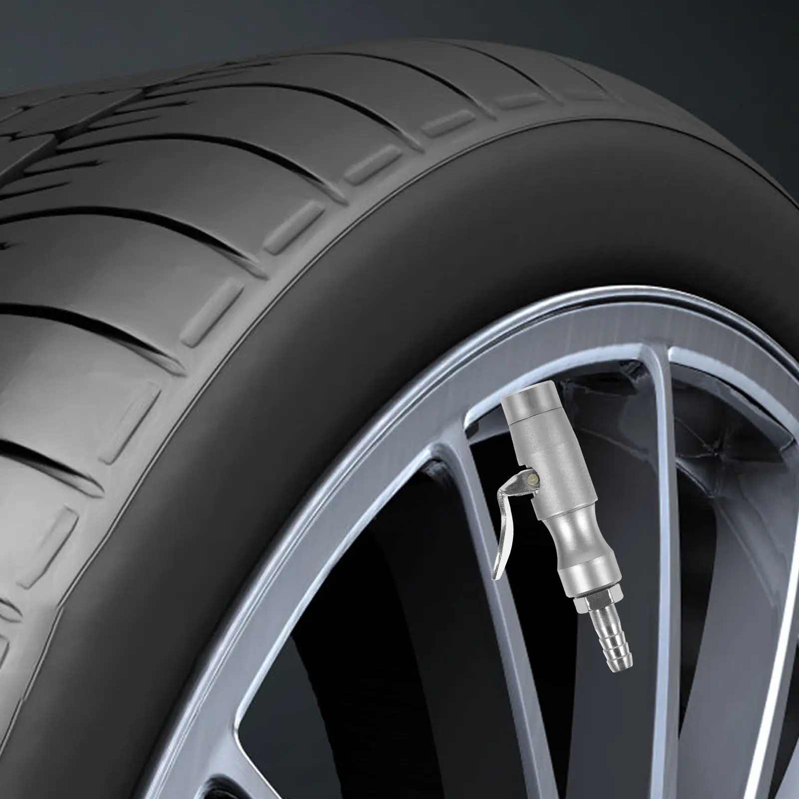 

Self-Locking Copper Steel Tire Inflation Chuck Portable Lightweight Air Chuck for Car Tires Quick Connect Inflator Accessories