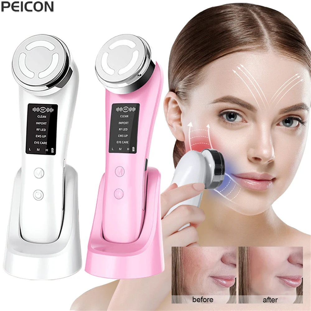 Facelift ing Massage gerät ems Gesichts mikros tröme Gesichts massage gerät führte Lichttherapie Haut straffen Maschine Anti-Aging-Gesichts massage gerät