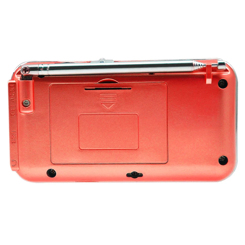 

Ultra Thin 20Mm T-Flash Mp3 Radio Speaker Rechargeable Playtime Led Display Breakpoint Memory 3.5Mm Jack