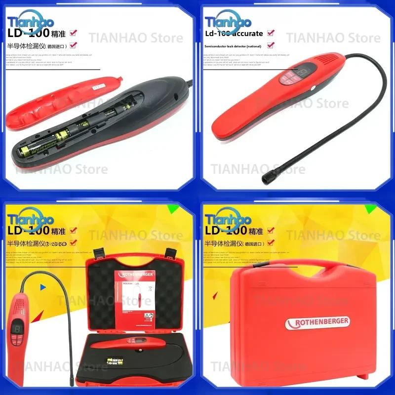 for Automotive Refrigerant Leak Detector Air Breathing 6 Level Sensitivity Adjustment AC Gas Sniffer Tool Car Air