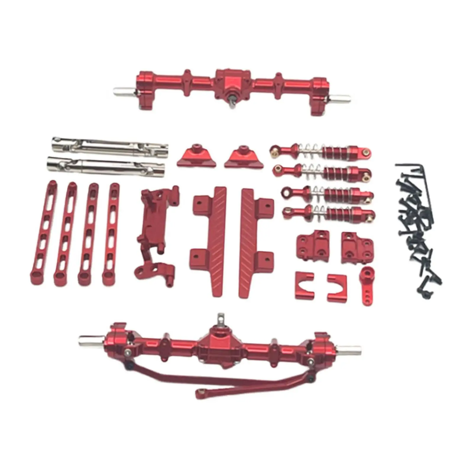 RC Car Spare Parts Kits RC Accessories Metal RC Upgrade for 1/12 MN82, LC79 RC Crawler