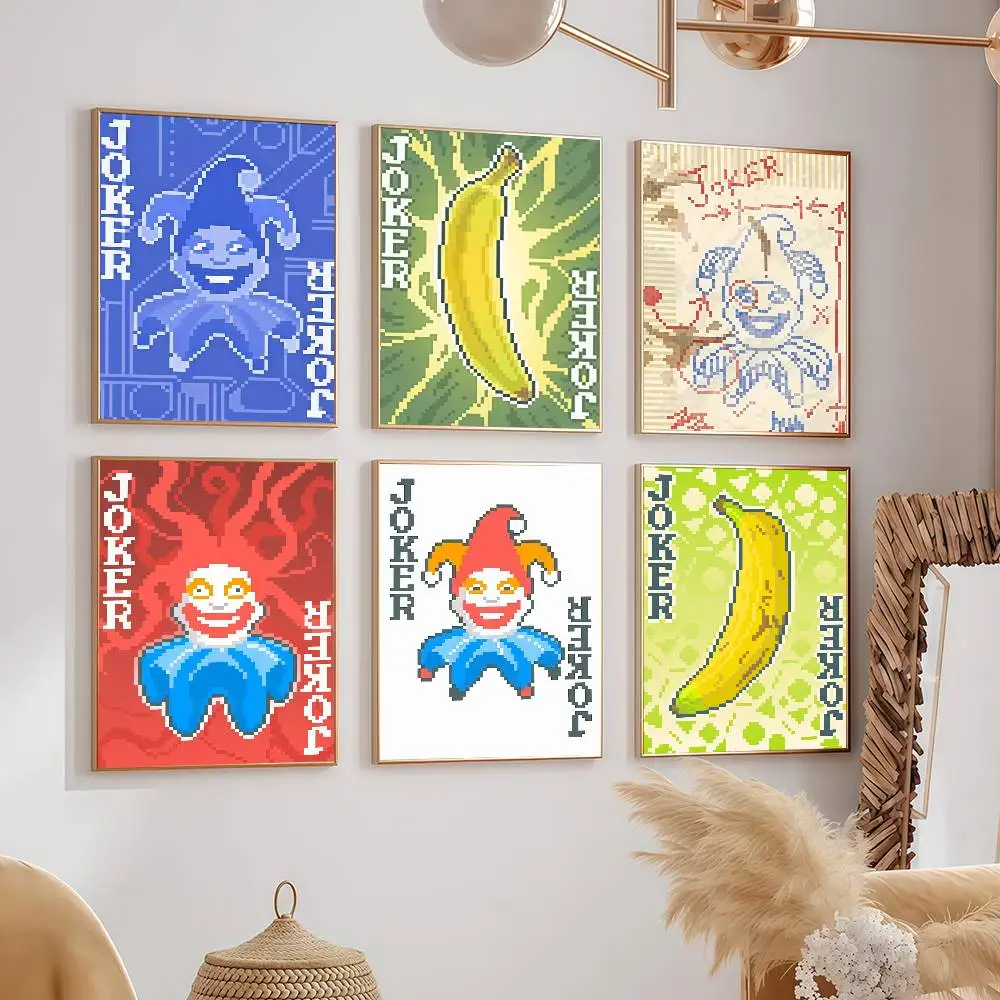 Game B-Balatro Joker card Funny Posters Dormitory Decorations Bedroom And Living Room Wall Murals Souvenirs