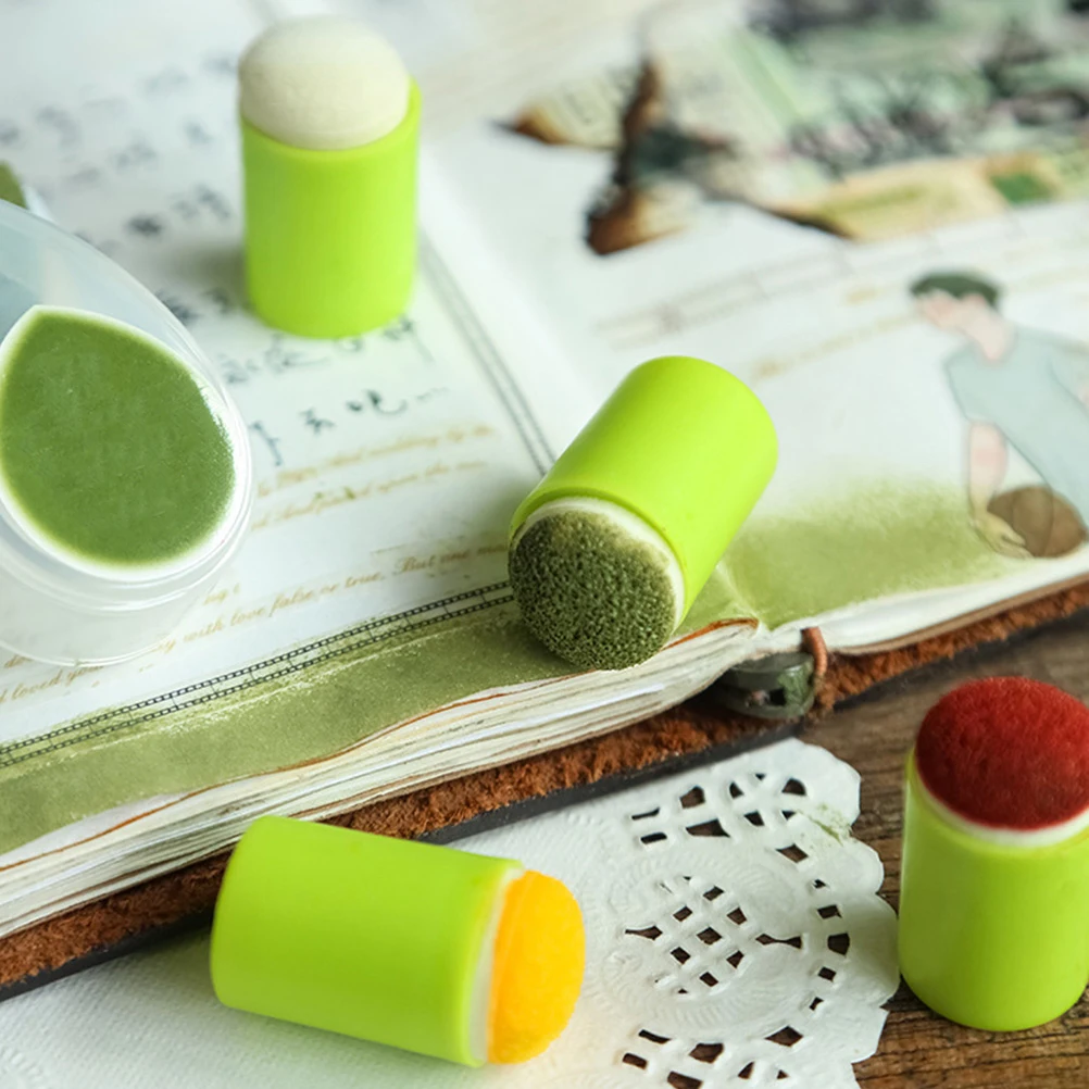 

Refers to Brush Suit Practical Dauber Painting Templates Drawing Mold Finger Craft Ink Stamps Pad