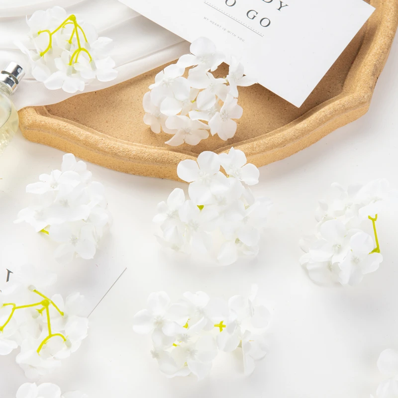 10 Stück Künstliche Blumen Großhandel Hochzeit Outdoor Garten Rosenbogen Heimdekoration Girlanden Geschenkbox Künstliche Seidenhortensien – Detail 1