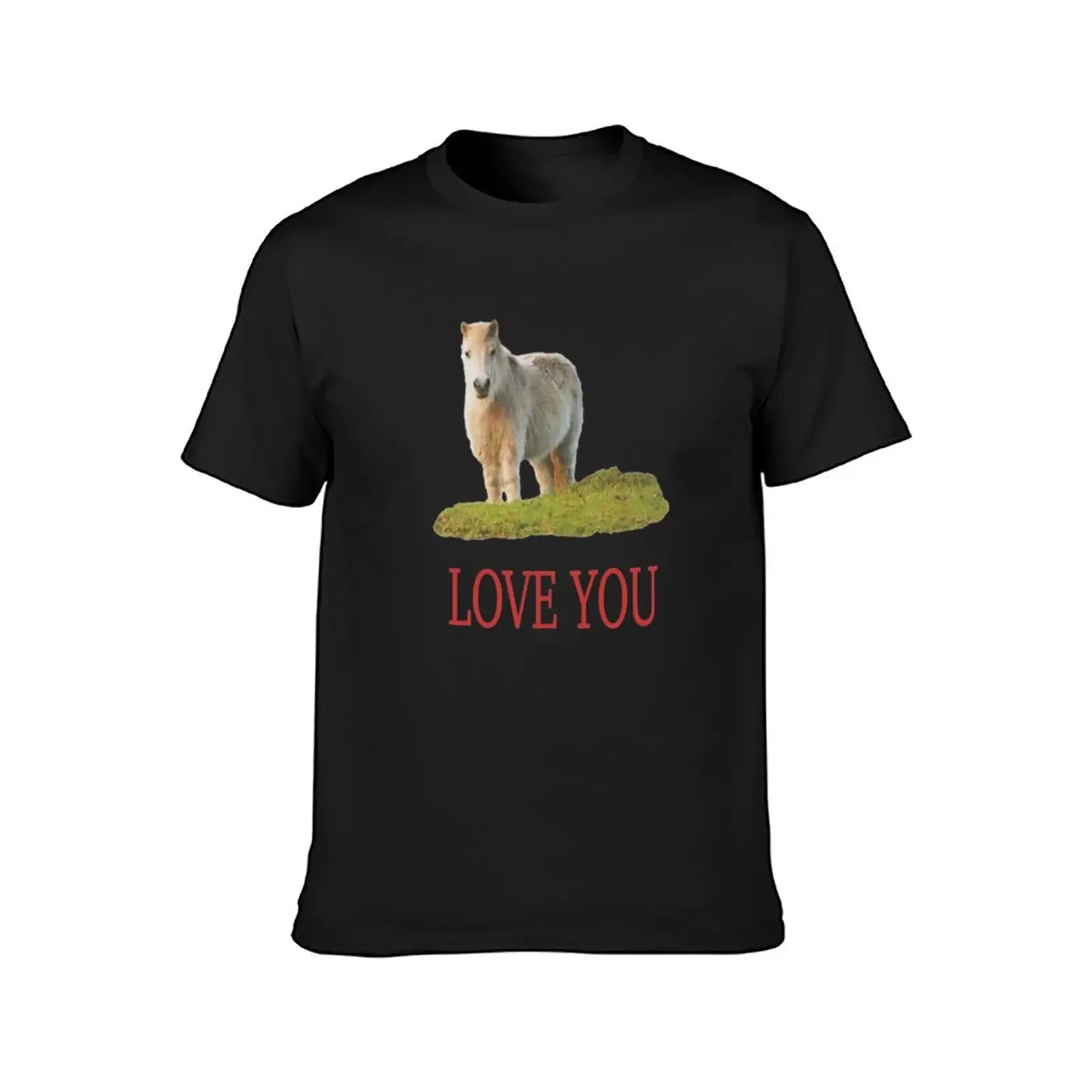 Nevertheless LOVE YOU T-Shirt summer top animal prinfor boys anime figures slim fit t shirts for men