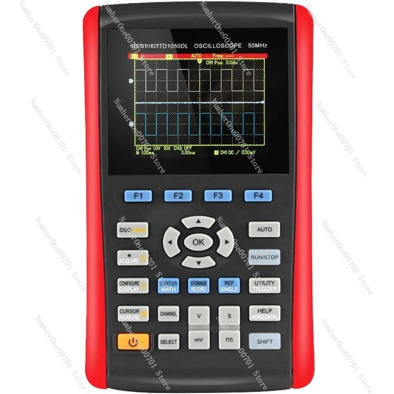 

Handheld Digital Oscilloscope Multimeter - Portable 2-Channel Scope Meter with High Voltage Probe, Mini Design
