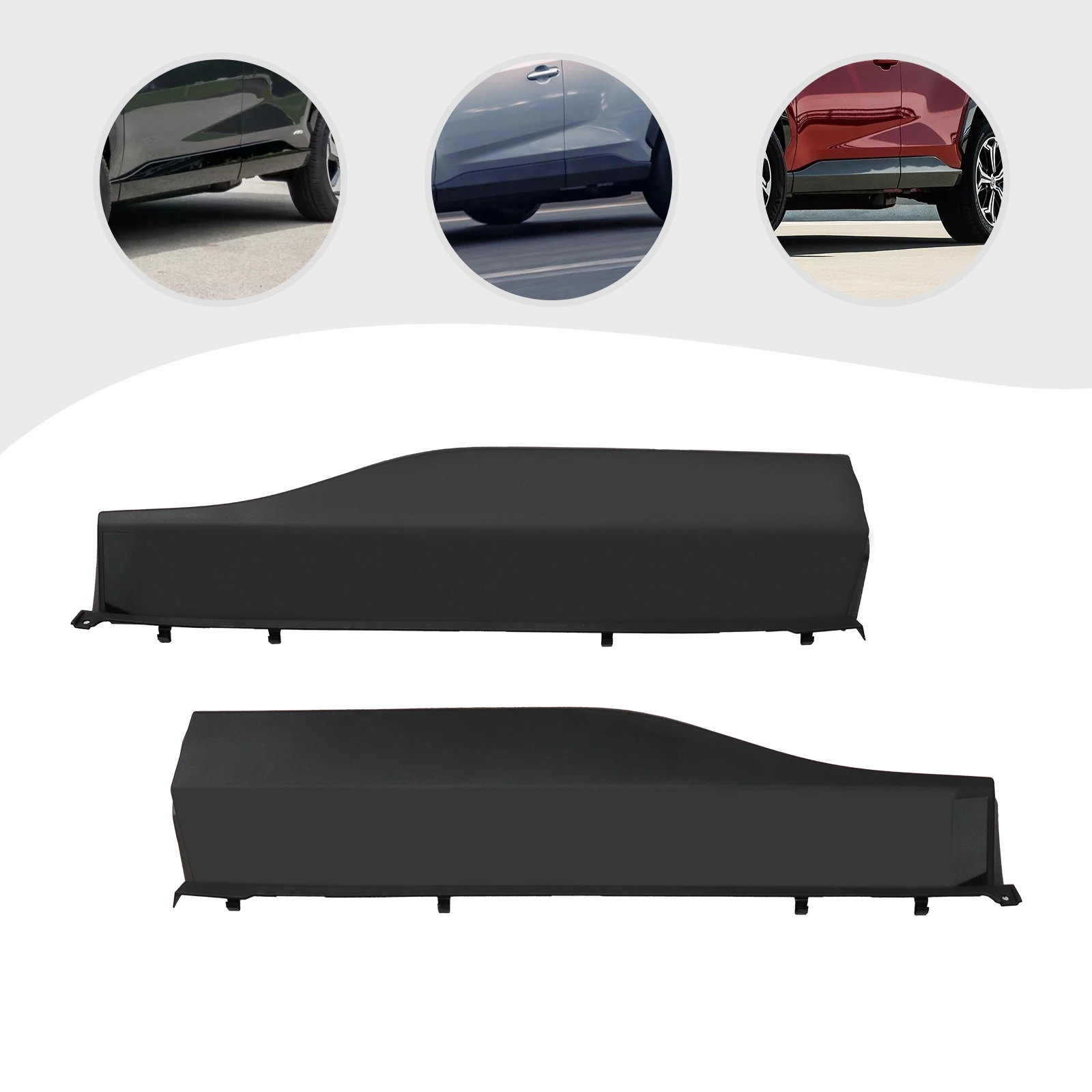 

Подходит для Toyota Rav4 2019-2022 гг., накладка на заднюю дверь, нижняя часть, правая сторона пассажира