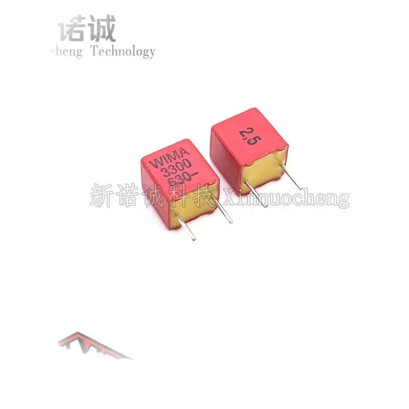 

10pcs/New WIMA Weimar Capacitor 630V 332 0.0033UF 630V 3300PF FKP2 Foot Distance 5mm